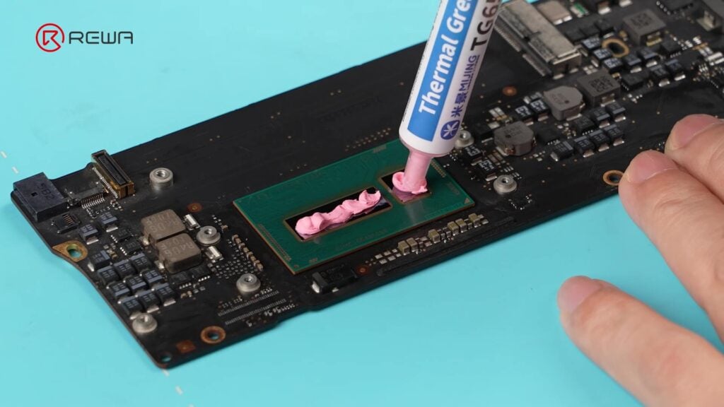 apply thermal paste mac cpu