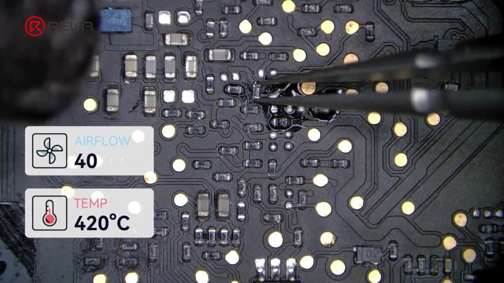 move resistors carefully