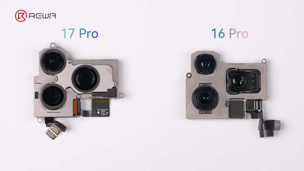 iphone 17 pro vs iphone 16 pro rear camera