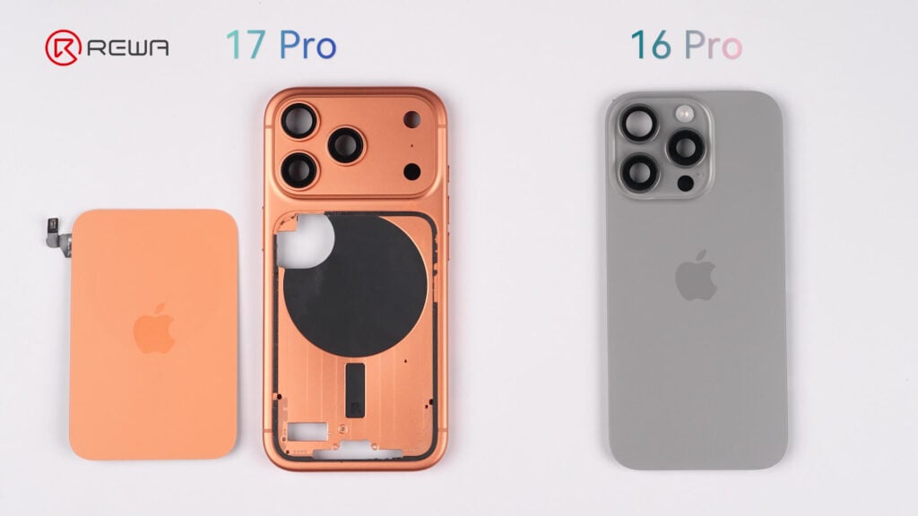iphone 17 pro vs iphone 16 pro back
