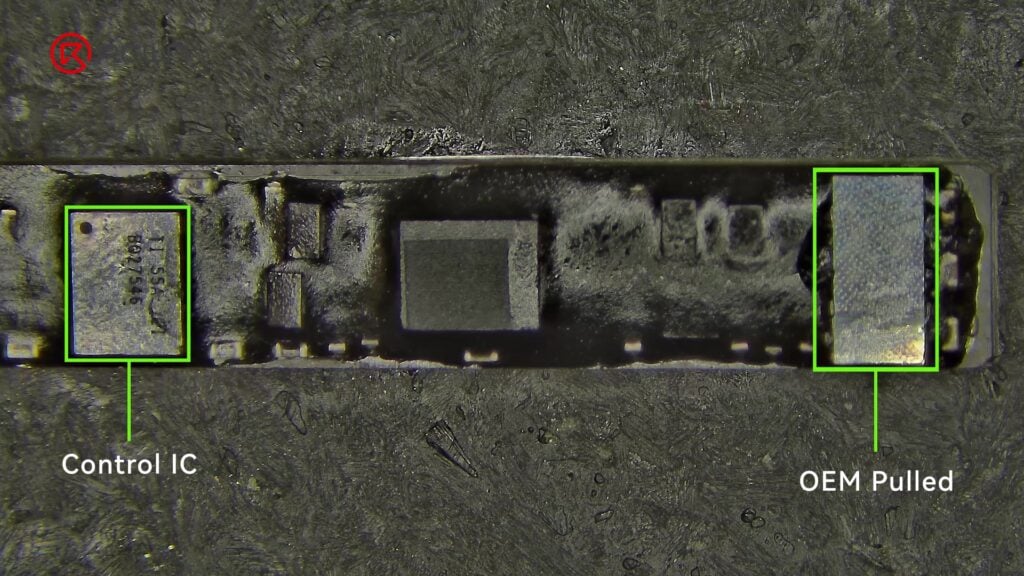 fix iphone unknown part message using diagnostic-compatible parts The control IC and OEM pulled IC on the diagnostic-compatible battery