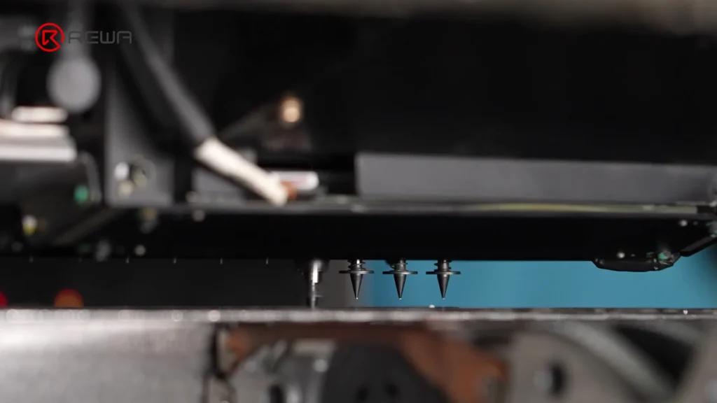 how iphone aftermarket battery bms boards are made Automated SMT pick-and-place nozzles positioned above a circuit board