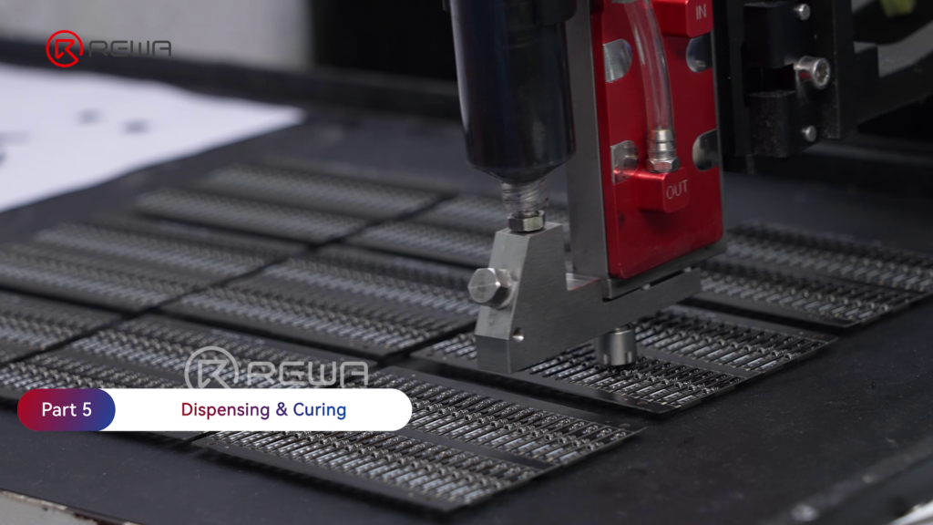 how iphone aftermarket battery bms boards are made dispensing and curing